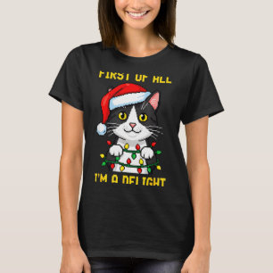 Funny Cat First Of All I'm A Delight Retro Gaming T-Shirt