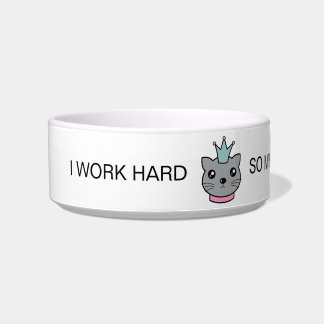 Funny Cat Food Bowl 