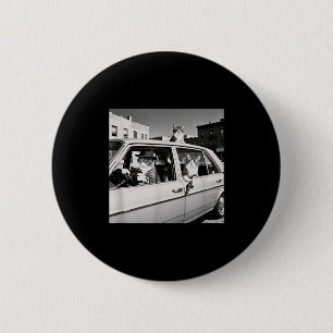 Funny Cat Gang Vintage Cool Feline Design Retro  2 Inch Round Button