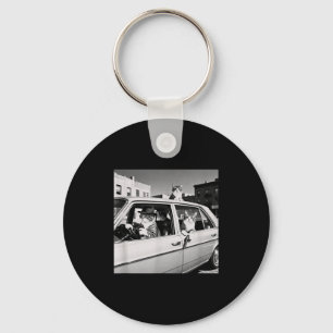 Funny Cat Gang Vintage Cool Feline Design Retro Keychain