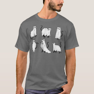 Funny cat ghost black cat Halloween for Cat Kitty T-Shirt