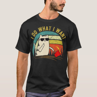 Funny cat gifts for cat lovers 2022, Retro I do wh T-Shirt