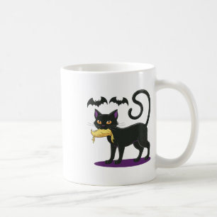 Funny Cat Halloween Voting Election 2024 Usa Coffee Mug