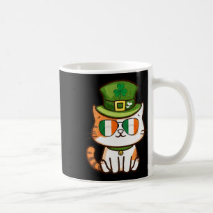 Funny Cat Happy St Patricks Day  Coffee Mug
