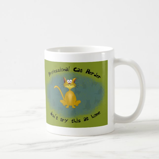 Funny Cat Herder Mug (Right)