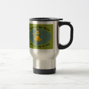 Funny Cat Herder Travel Mug