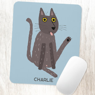 Funny Cat Humour Personalized Mouse Pad