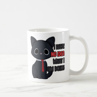 Funny Cat I Have No Idea What I Am Doing Mug