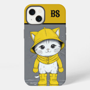 Funny Cat in Rain Boots – cat Humour iPhone 13 Case