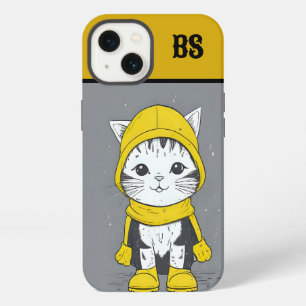 Funny Cat in Rain Boots – cat Humour iPhone 13 Case