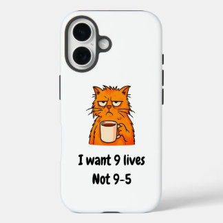 Funny Cat   iPhone 16 Case