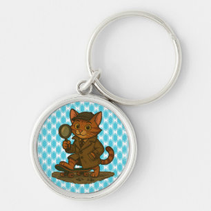 funny cat keychain