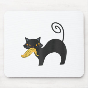 Funny Cat Ladies For Kamala Harris Anti Trump Femi Mouse Pad