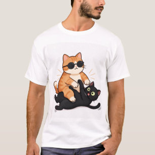 Funny Cat Lifestyle T-Shirt Cat Lover Humour