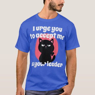 Funny Cat Lover Black Kitten Owner  T-Shirt