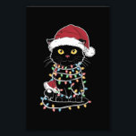Funny Cat Lover Christmas Lights Photo Print<br><div class="desc">Funny Cat Lover Christmas Lights</div>