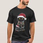Funny Cat Lover Christmas Lights T-Shirt<br><div class="desc">Funny Cat Lover Christmas Lights</div>