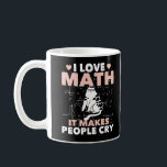 Funny Cat Lover Mathematics Humour Maths Nerd Coffee Mug<br><div class="desc">Cat Math and School Teacher Jokes. Funny Cat Lover Mathematics Humour Maths Nerd.</div>