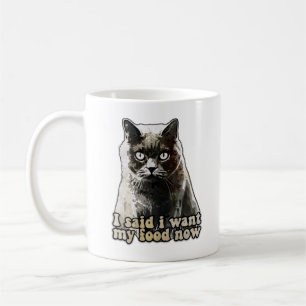 Funny cat meme for cat lovers and kitten owners coffee mug