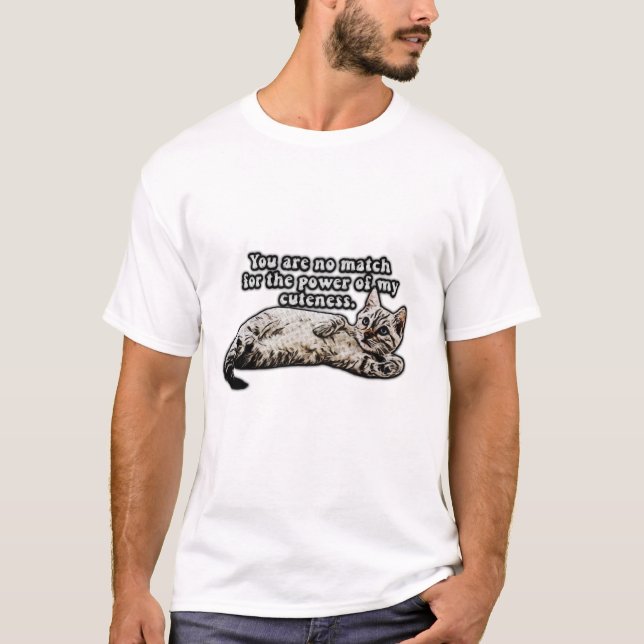 Funny cat meme for kitty owners and cat owners T-Shirt (Front)