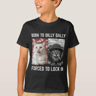 Funny Cat Meme Internet Boys Youth Kids T-Shirt