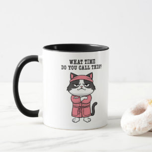 Funny Cat Missed Curfew Mug
