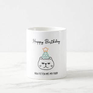 funny cat mom birthday mug