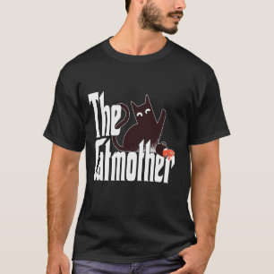 Funny Cat Mom Catmother Evil Black Cat Mother Kitt T-Shirt