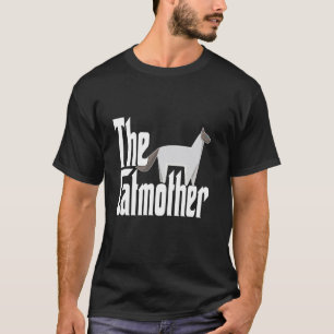 Funny Cat Mom Catmother Geometric Cat Mother Kitty T-Shirt