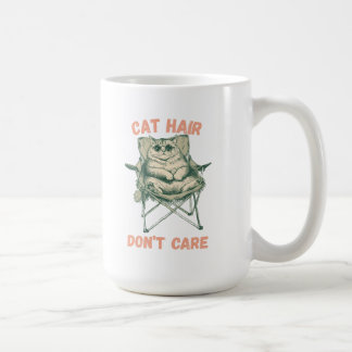Funny Cat Mom Fur Lover Tee Coffee Mug