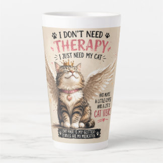 Funny Cat Mom Latte Mug