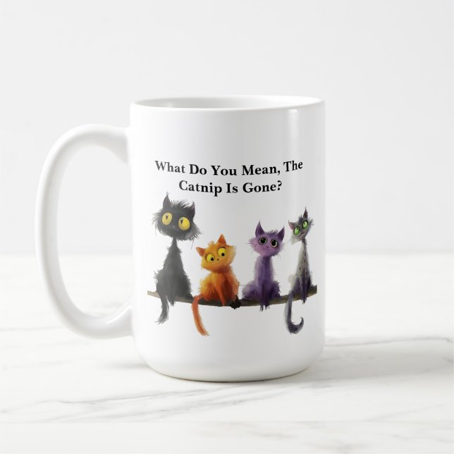 Funny Cat Mug (Left)