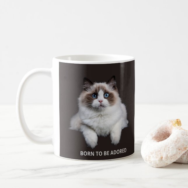 Funny Cat Mug  (With Donut)
