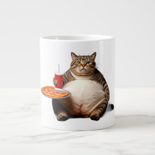 Funny Cat Mug – Pizza Lover Gift Coffee Cup