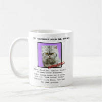 Funny Cat Performance Review Custom Photo Coffee