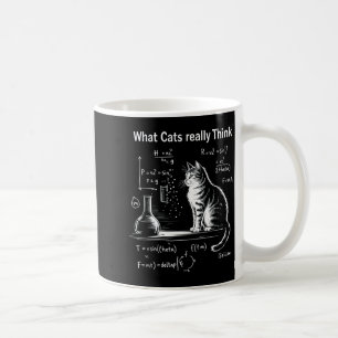 Funny Cat Physics Humor Design What Cats Really Th Coffee Mug