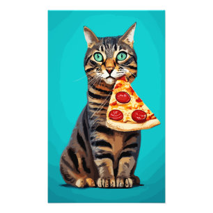 Funny Cat Print, Value Poster Paper (Matte)