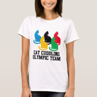 Funny Cat Quote Cat Cuddling Olympic Team Cool