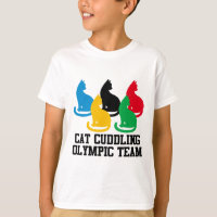 Funny Cat Quote Cat Cuddling Olympic Team Cool