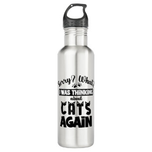 Funny Cat Quote Design 710 Ml Water Bottle