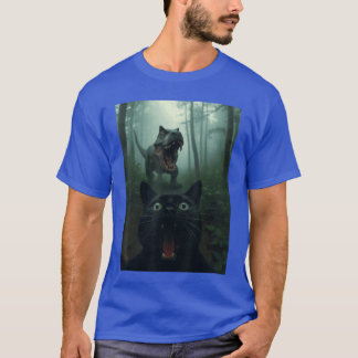 Funny Cat Sie withRe Dinosaur Gifts for Men Women  T-Shirt
