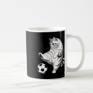 Funny Cat Soccer Ll Graphic Coffee Mug