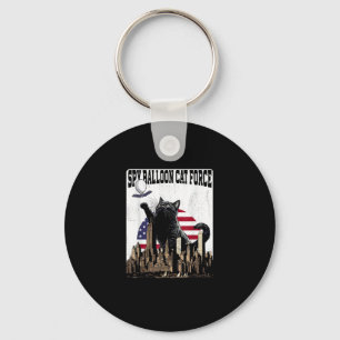 Funny Cat Spy Balloon Keychain