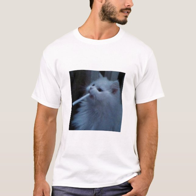 funny cat T-Shirt (Front)
