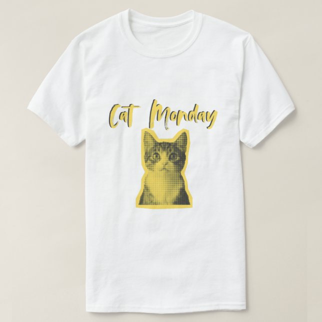 Funny Cat T-Shirt (Design Front)