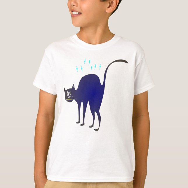 funny cat T-Shirt (Front)