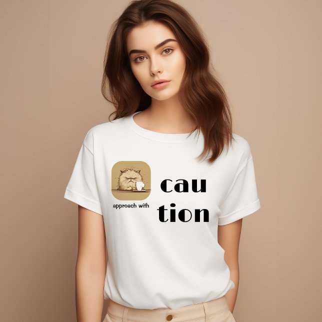 Funny Cat Tee for Cat Lovers | Cranky Cat (Creator Uploaded)