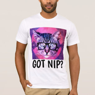 FUNNY CAT TEES GOT NIP? T-SHIRTS