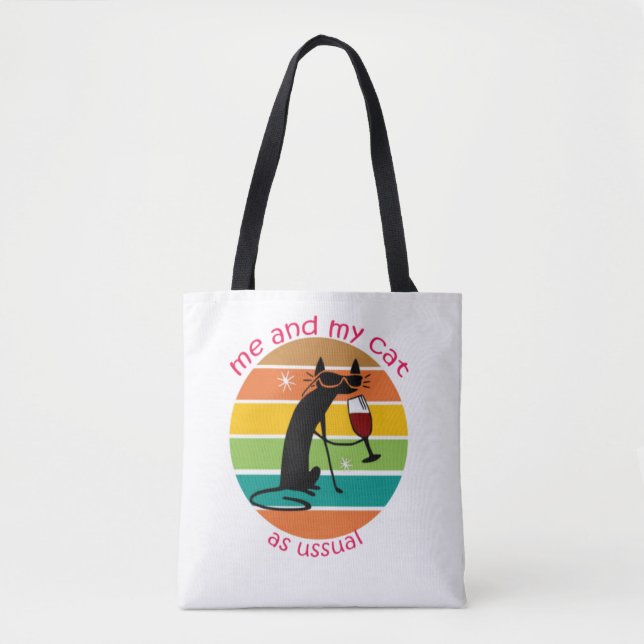 Funny Cat			 Tote Bag (Front)