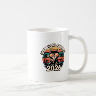 Funny Cat Vacation Trip Girls Gone Cruising 2026 C Coffee Mug